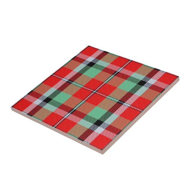 Clan Graham Tartan  Tile (Side)