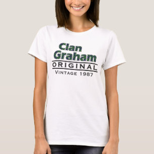 Clan Graham Vintage Customise Your Birthyear T-Shirt