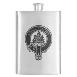 Clan Grant Crest Flask