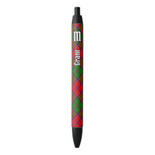 Clan Grant Tartan Black Ink Pen