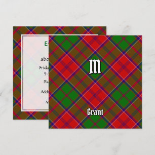Clan Grant Tartan Invitation