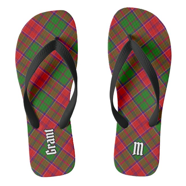 Clan Grant Tartan Jandals (Footbed)