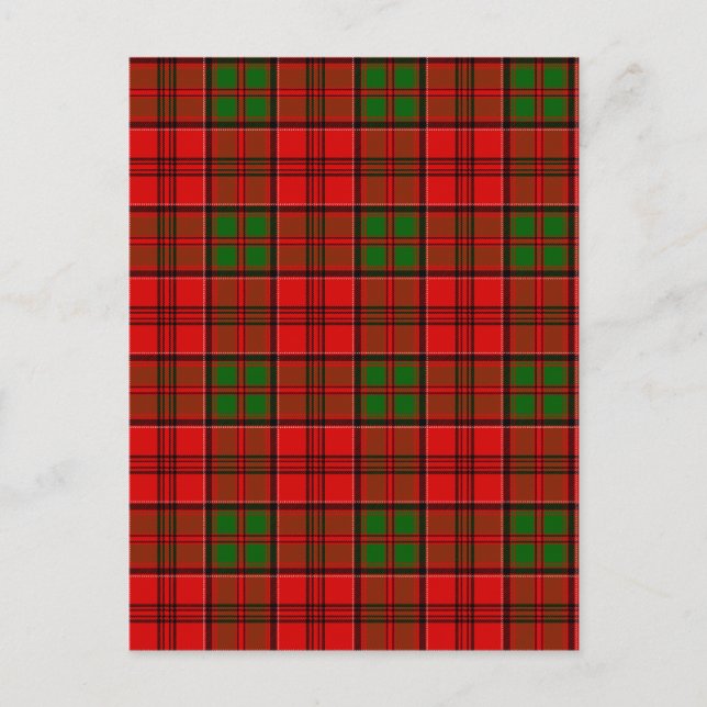 Clan Grant Tartan Postcard (Front)