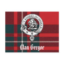 Clan Gregor Postcards