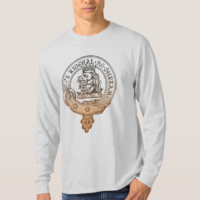 Clan Gregor Shirt Beige Badge (Front)