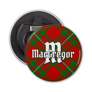 Clan Gregor Tartan Bottle Opener