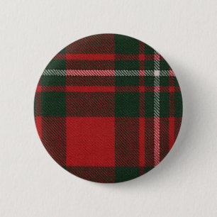 Clan Gregor Tartan Button