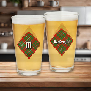 Clan Gregor Tartan Glass