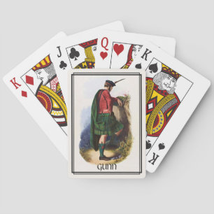 Clan Gunn Classic Scotland Deck Playing Cards