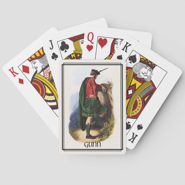 Clan Gunn Classic Scotland Deck Playing Cards (Back)