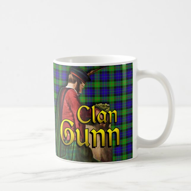 Clan Gunn Scottish Dreams Coffee Mug (Right)