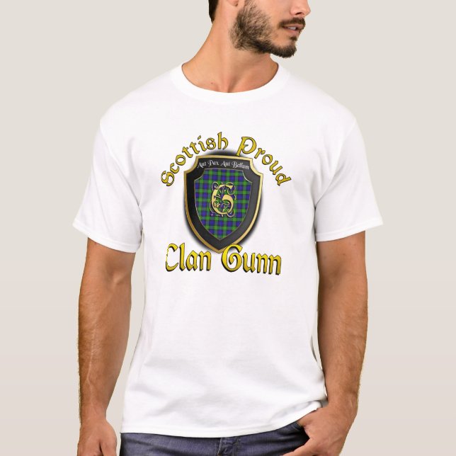 Clan Gunn Scottish Proud Shirts (Front)