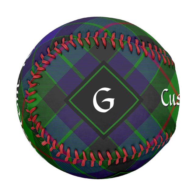 Clan Gunn Tartan Baseball (Front Left)