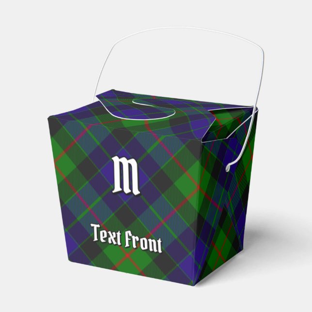 Clan Gunn Tartan Favour Box (Front Side)