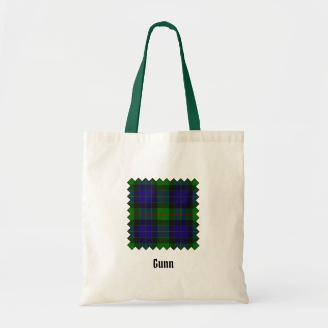 Clan Gunn Tartan Tote Bag (Front)