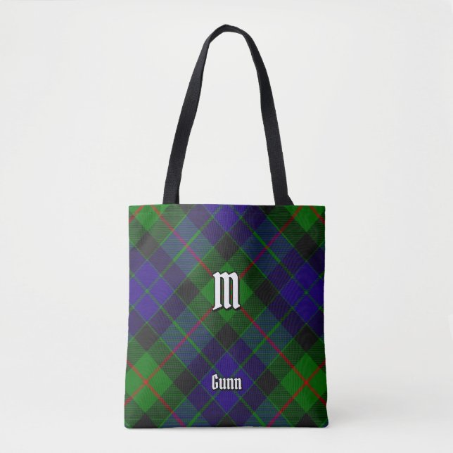 Clan Gunn Tartan Tote Bag (Front)