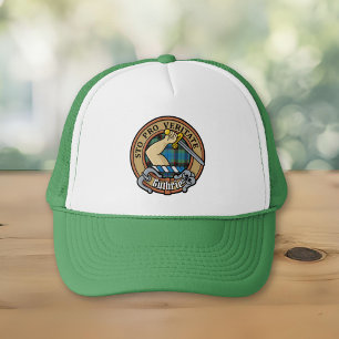 Clan Guthrie Crest over Tartan Trucker Hat
