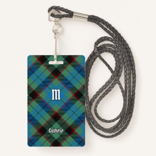 Clan Guthrie Tartan ID Badge
