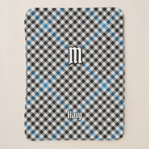 Clan Haig Check Tartan Sherpa Blanket