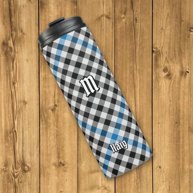 Clan Haig Check Tartan Thermal Tumbler (Creator Uploaded)