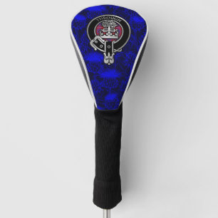 Clan Hamilton Crest & Tartan on Thistle Golf Head Cover