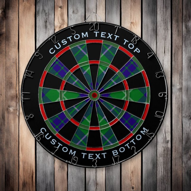 Clan Hamilton Hunting Tartan Dart Board (Creator Uploaded)
