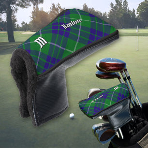Clan Hamilton Hunting Tartan Golf Head Cover