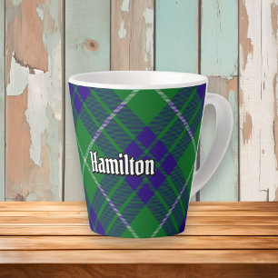 Clan Hamilton Hunting Tartan Latte Mug