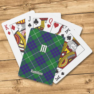 Clan Hamilton Hunting Tartan Playing Cards