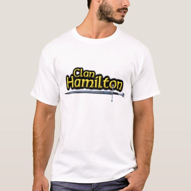 Clan Hamilton Inspired Scottish T-Shirt (Front)