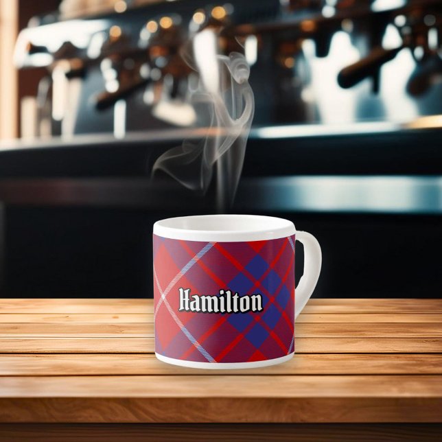 Clan Hamilton Red Tartan Espresso Cup (Creator Uploaded)