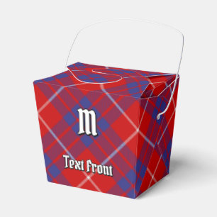 Clan Hamilton Red Tartan Favour Box