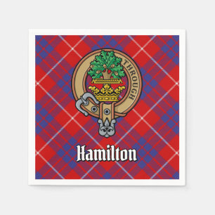 Clan Hamilton Red Tartan Napkins