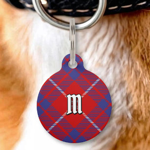 Clan Hamilton Red Tartan Pet ID Tag