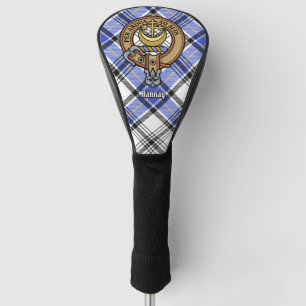 Clan Hannay Crest over Tartan Golf Head Cover