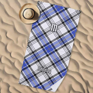 Clan Hannay Tartan Beach Towel