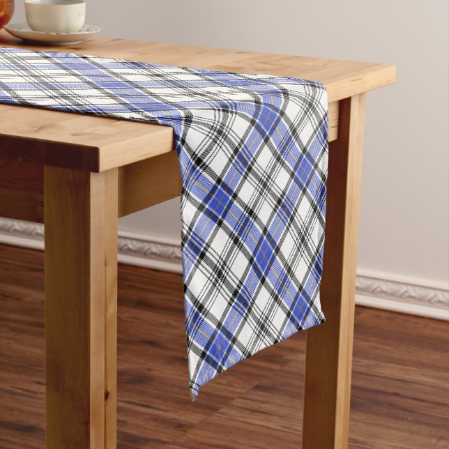 Clan Hannay Tartan Long Table Runner (In Situ)