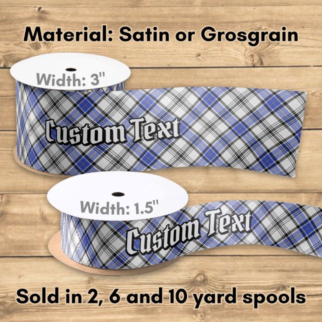 Clan Hannay Tartan Satin Ribbon (Creator Uploaded)