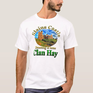 Clan Hay Dreaming of Home Slains Castle T-Shirt