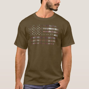 Clan Hay Dress Scottish tartan US flag kilt Scotla T-Shirt