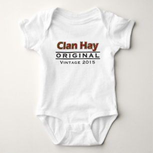 Clan Hay Vintage Customise Your Birthyear Baby Bodysuit