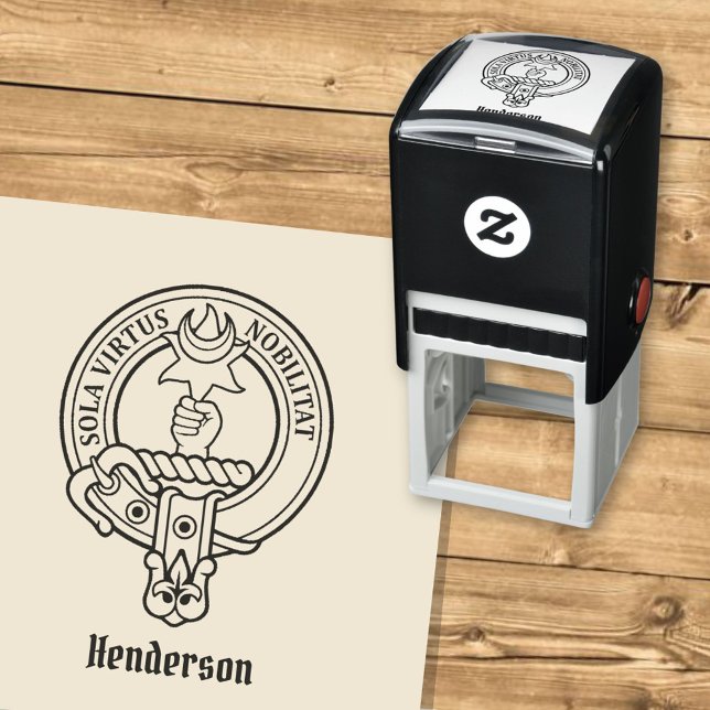 Clan Henderson Crest Self-inking Stamp (Creator Uploaded)