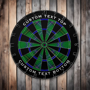 Clan Henderson Tartan Dartboard