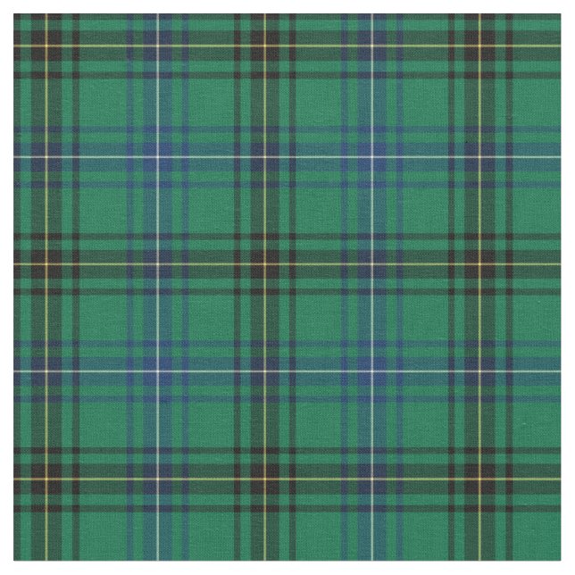 Clan Henderson Tartan Fabric (Close Up)