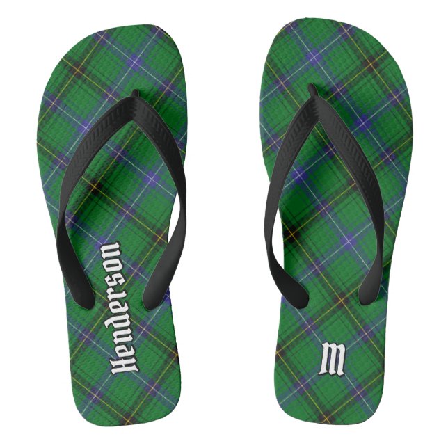 Clan Henderson Tartan Jandals (Footbed)