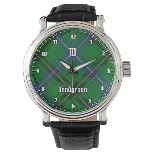 Clan Henderson Tartan Watch (Front)