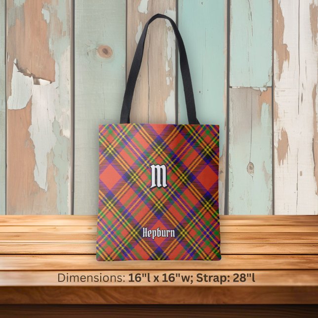 Clan Hepburn Tartan Tote Bag (Creator Uploaded)