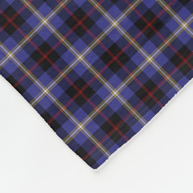 Clan Hill Tartan Fleece Blanket (Corner)