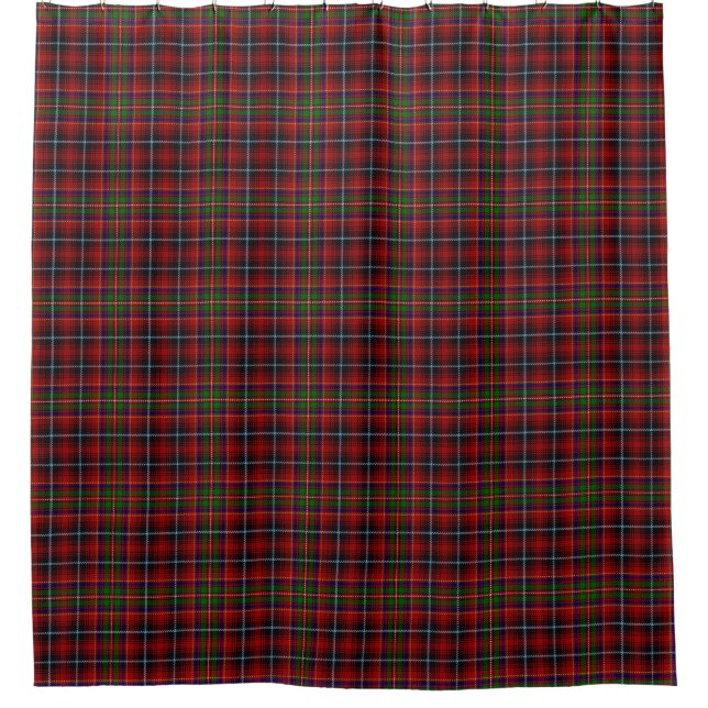Clan Innes Scottish Heritage Tartan Shower Curtain (Front)