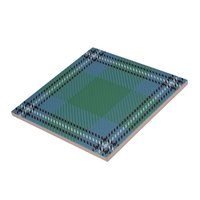 Clan Irvine Irwin Scottish Expressions Tartan Tile (Side)